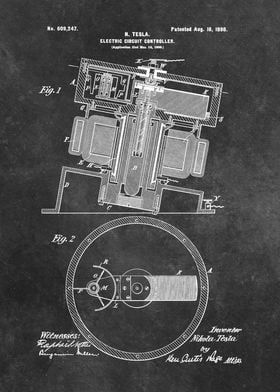 patent art Tesla 1898 Elec