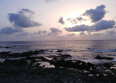 Sunset in La Punta