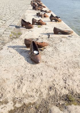 Shoes on the Danube Bank