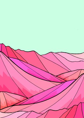 The pink dunes 