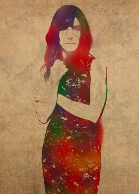 Sandra Bullock Watercolor Portrait