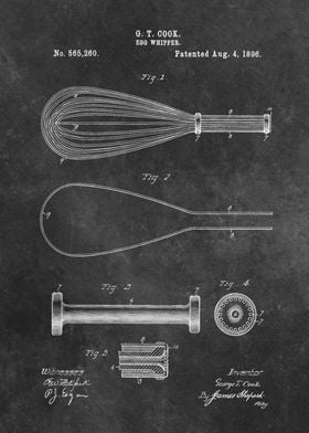 patent art Cook Egg Whippe