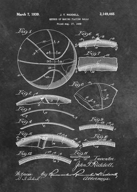 patent art Riddell 1939 Me