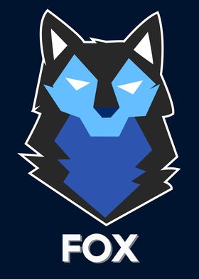 Its a design of fox. With minimal design.