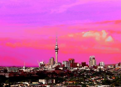 Auckland City in Pink