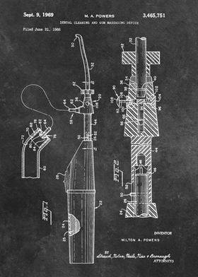 patent art Powers 1969 Den