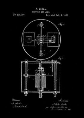 patent  Tesla electric arc