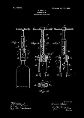 patent  corkscrew