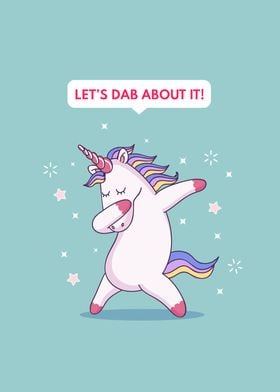Cuteness let's dab unicorn