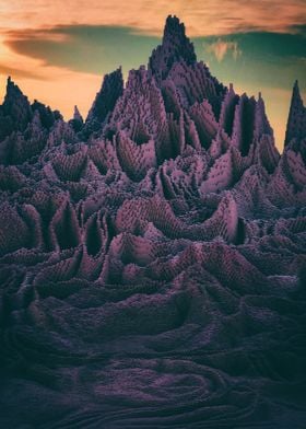 Abstract Mountain 