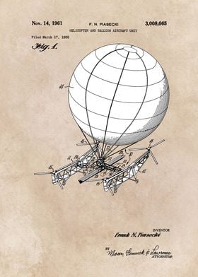 patent Piasecki 1961 helic