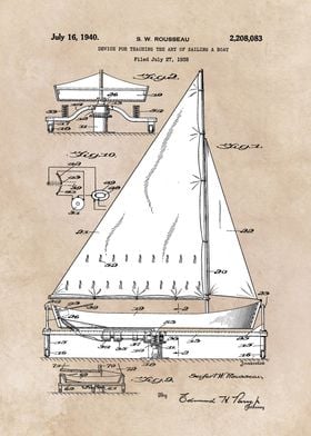 patent 1940 Rousseau devic