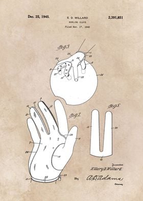 patent Williard 1945 bowli