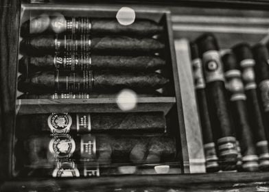 HABANO CIGARS monochrome