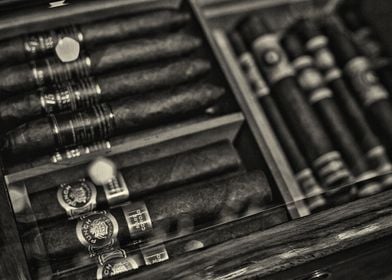 HABANO CIGARS monochrome