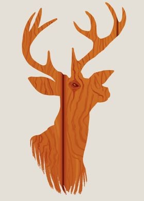 Wooden Deer