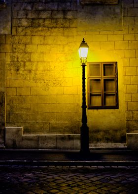 Budapest by lamplight