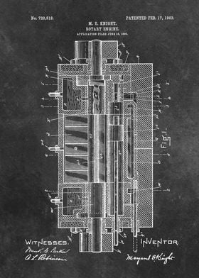 Knight 1903 Rotary engine