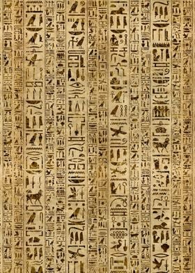 Egyptian hieroglyphs