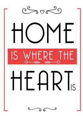 HOME IS WHERE THE HEART IS