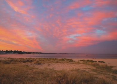 Pink Skies Over Studland