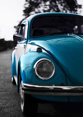 Volks Beetle 1971 blue