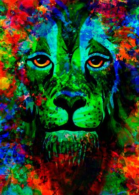 Spiritual Lion in Color