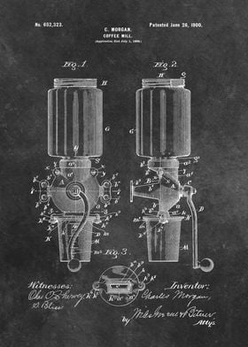 patent  Morgan 1900 Coffee