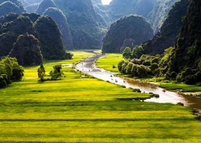 Sailing through the Fields