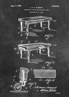 patent Clement 1924 Combin