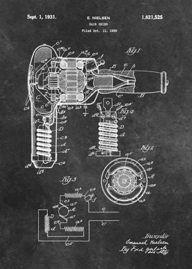 patent  Nielsen 1931 Hair 