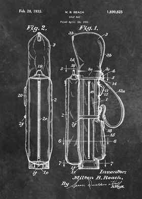 paten Reach Golf bag 1931