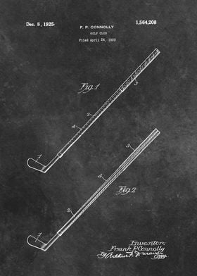 patent Connolly Golf Club 