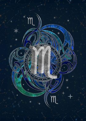 Scorpio Zodiac' Poster by Lioudmila Perry | Displate Scorpio Zodiac' Poster by Lioudmila Perry | Displate