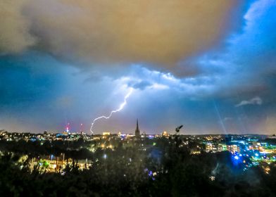 Lightning Over Norwich