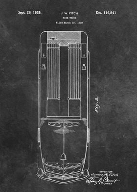 patent Fitch 1939 Fire tru