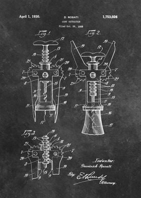 patent Rosati 1928 Cork ex