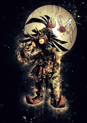 skull kid majoras mask official art