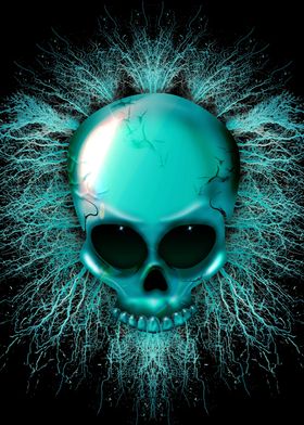 Skull Ghost Hologram Monst