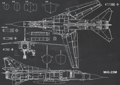 MiG-23M Blueprint