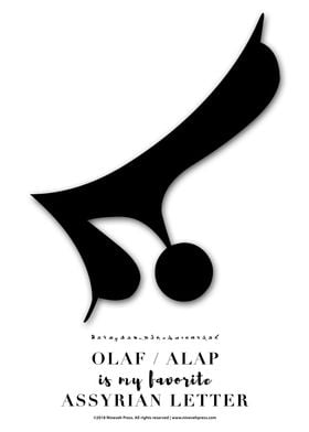 Olaf/Alap Assyrian letter