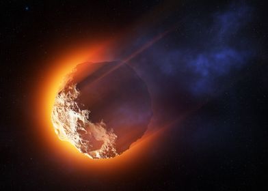 Asteroid burning space