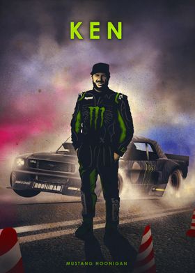 signed KEN BLOCK HOONIGAN posters