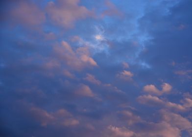 Sun Colored Clouds