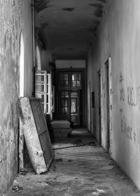 Abandoned Asylum Hallway