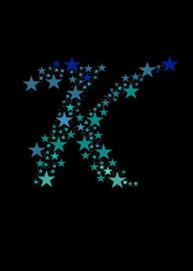 K - Blue Stars