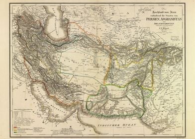 Map of Persia (1847)