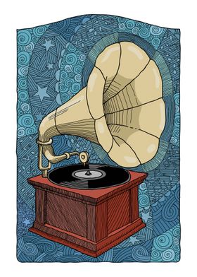 doodle gramophone