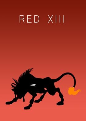 Minimalist Red XIII