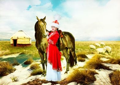 Kazakh costume